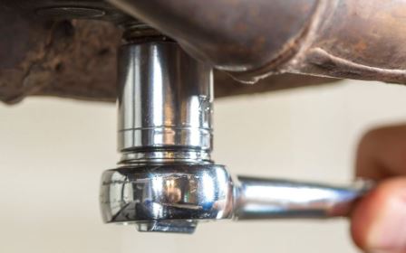 Remove the drain plug