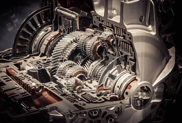 vehicle gear set - car engine close-up